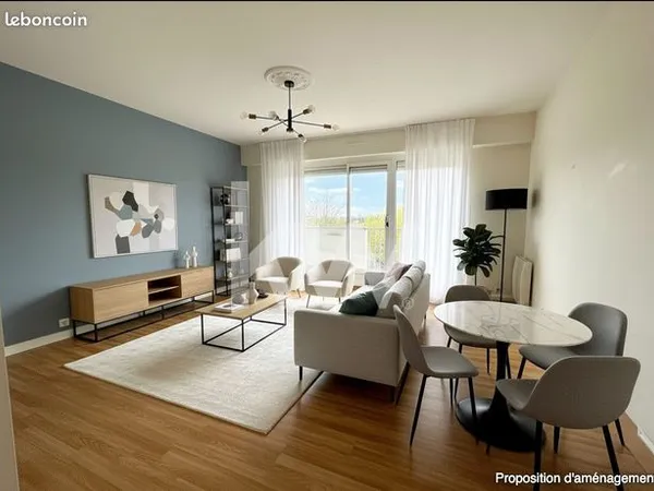 Appartement 3 pièces 64 m² 