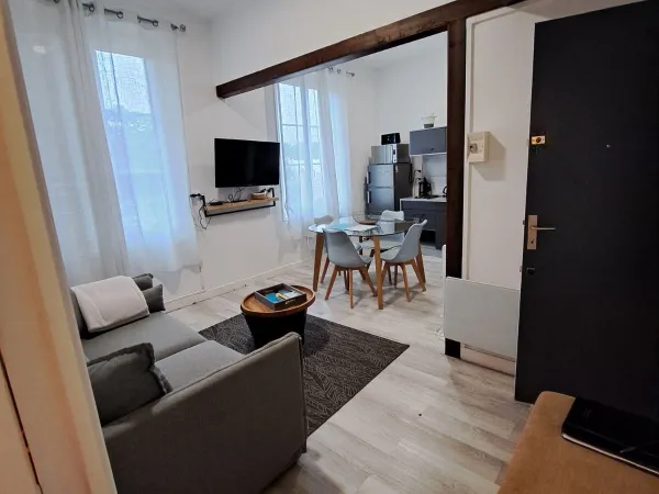 En location à Étretat : appartement de 44m² avec 3 pièces 