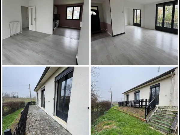 Maison lumineuse rénovée, jardin clos et calme, proche bourg d'Yzeure 