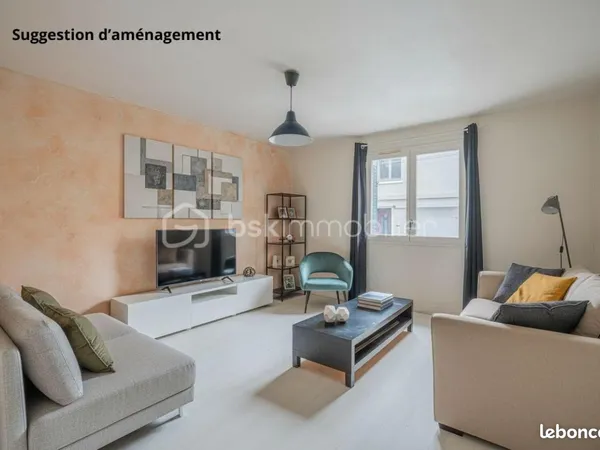 Appartement 3 pièces 56 m² 