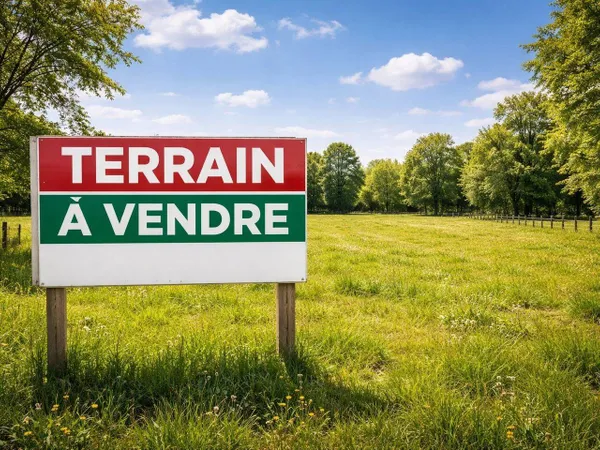 Terrain constructible 1080 m² 