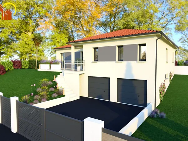 Terrain + maison 105 m² 