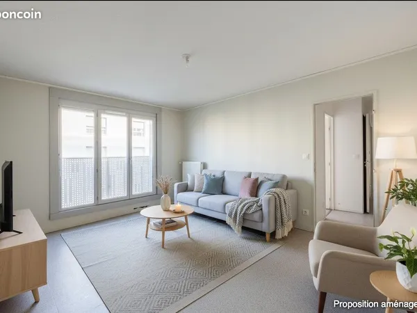 Appartement 2 pièces 49 m² 