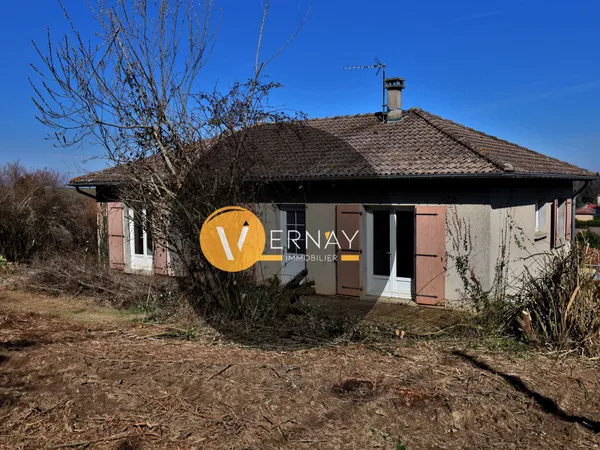 A louer, Maison T4 de 105m2 habitable - Terrain de 2185m2 