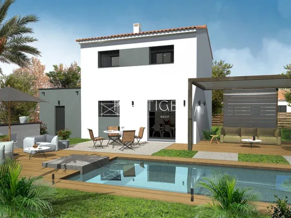 LATTES VILLA T4 DE 90 M² SUR 354 M² DE TERRAIN 