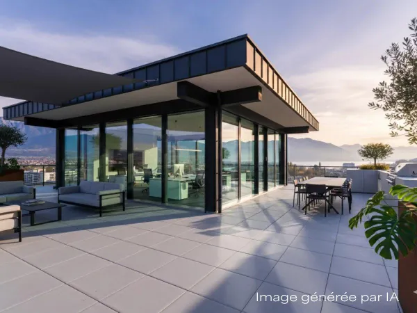 Bureaux haut de gamme Annecy, Vue panoramique, discrétion absolue, confort inégalé 