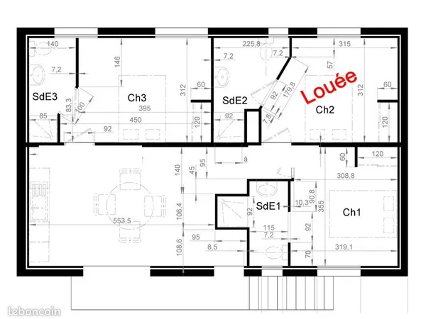LOUE 1 à 2 CHAMBRES 