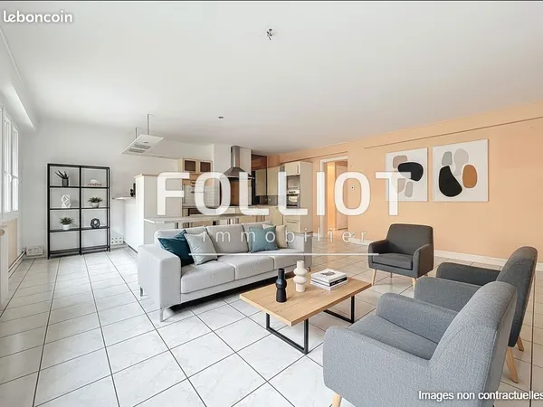 Appartement 4 pièces 122 m² 