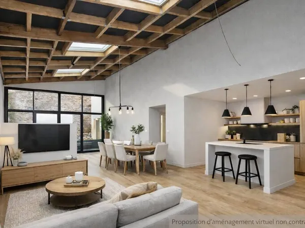 Loft 2 pièces 170 m² 