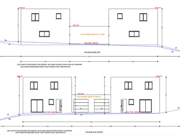 Maison jumelée neuve en projet à déterminer - Dole 