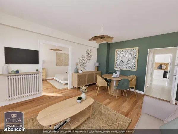 Appartement 3 pièces 58 m² 