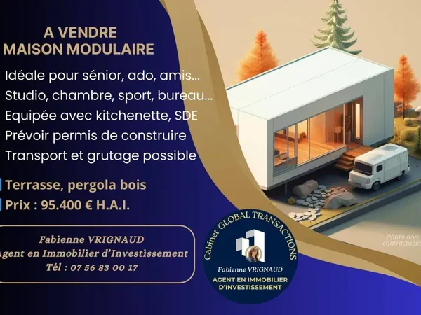 Studio 2 pièces 42 m² 
