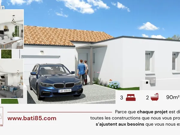 Maison 89 m² La Haie Fouassiere 