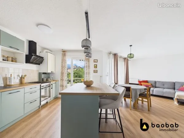 Appartement 3 pièces 74 m² 