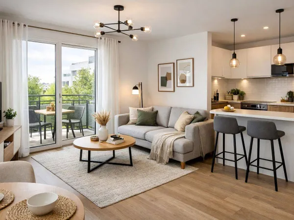 Appartement 3 pièces 63 m² 