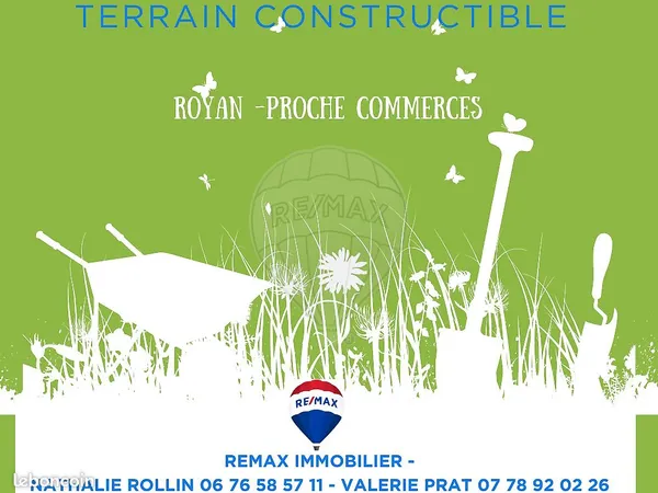 Terrain 656 m² Royan 