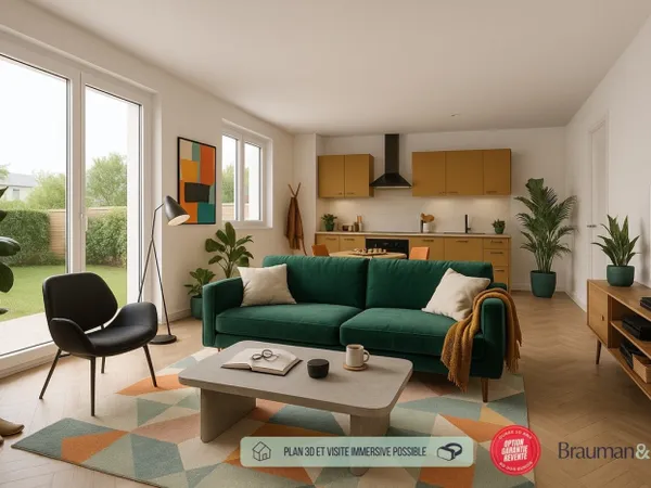 5 PIÈCES de 99m² offrant 162m² de surface privative 