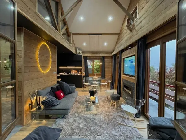 Chalet face au Mont-Blanc 
