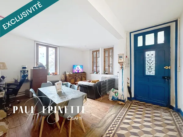 Maison 4 pièces 75m2 à rénover 