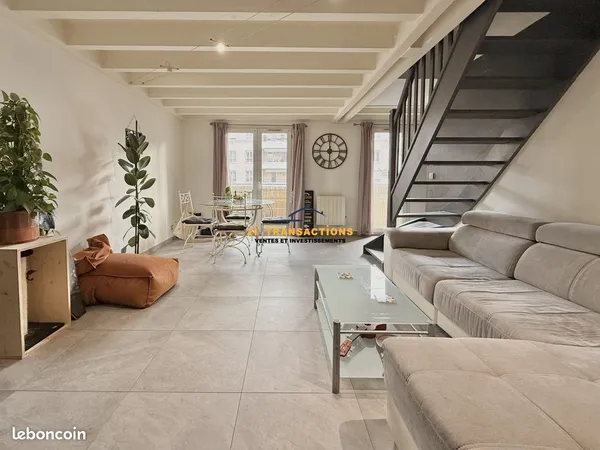 Duplex 3 pièces 55 m² 
