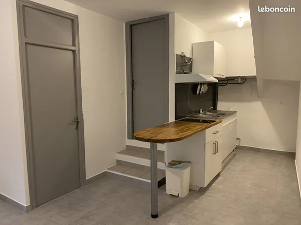 Grand studio en RDC sur st andré de roquelongue 11200 