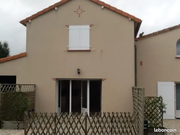 A louer maison mitoyenne 3 pièces - 70m2 - 2 chambres 
