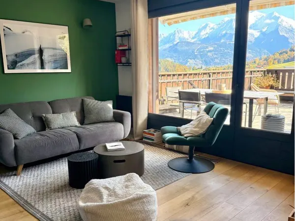 Appartement meublé 31 m² - Vue exceptionnelle Mont-Blanc - Cordon 