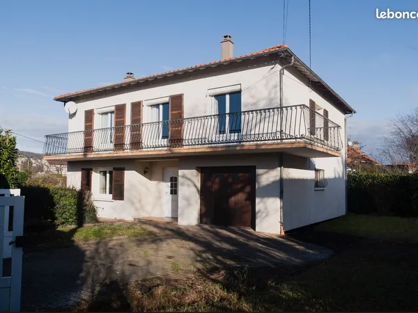 Maison 120 m² - 5 pièces - Terrain 600 m² - Garage double - Cournon-d'Auvergne 