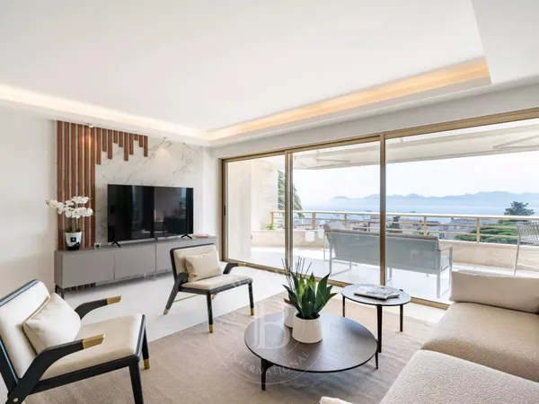 Cannes Basse Californie - Vue Mer Panoramique - Terrasse - 4 Pieces - Résidence Prestige - Sud 