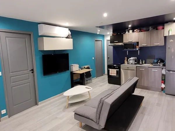 Appart 93m² neuf + salle cinéma + 2 salles de bains 