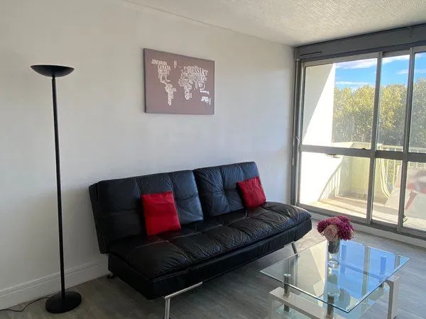 Studio lumineux meublé 28 m² avec balcon 