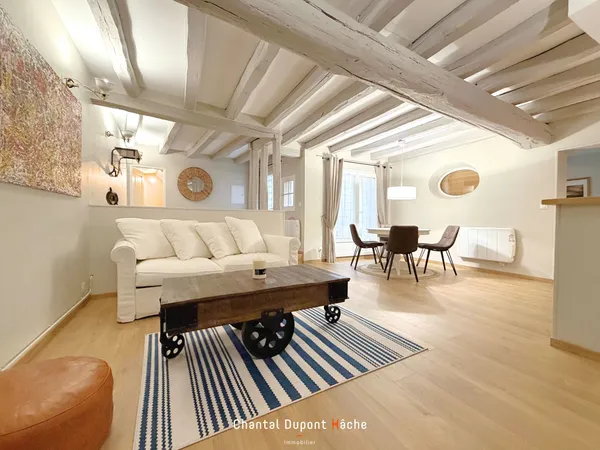 CHARTRES COEUR DE VILLE - Appartement rénové en rez-de-chaus 