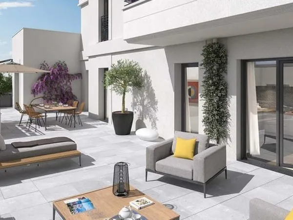 Produit Rare T2 Neuf dernier étage avec grande Terrasse 