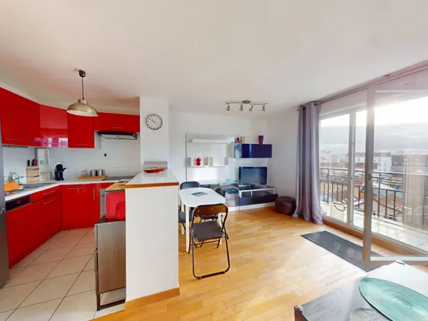 Appartement meublé Alfortville 3 pièce(s) 68m² avec balcon et parking 