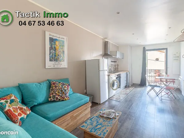 Appartement 2 pièces 29 m² 