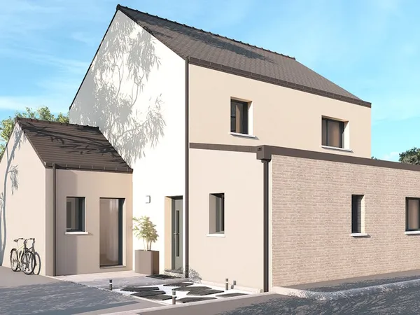 Terrain + maison 136 m² 