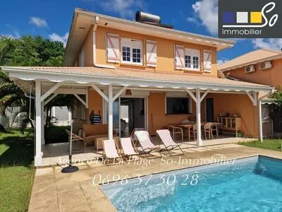 A LOUER VILLA T5 VUE MER PISCINE GARAGE LE DIAMANT MARTINIQUE 