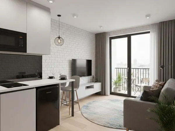 Studio 1 pièce 33 m² 