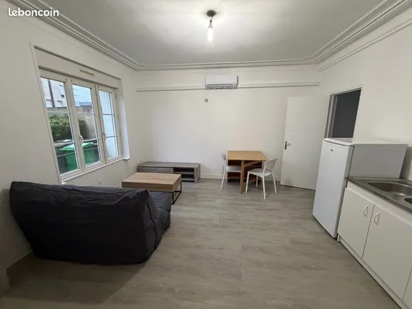 T1 bis en rdc de 31,80m2 sans copropriété 