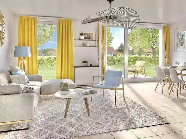 Appartement 3 pièces 76 m² 