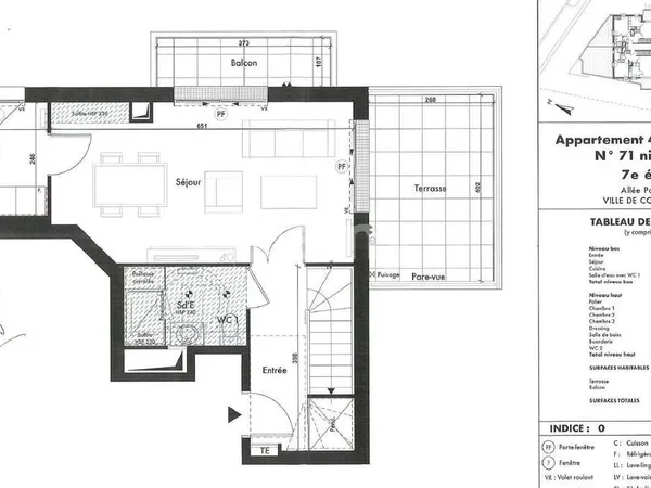 Appartement 4 pièces 92 m² 