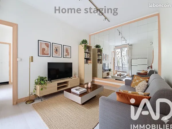 Appartement 2 pièces 39 m² 