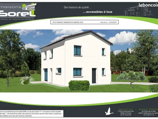 Maison 5 pièces 114 m² 