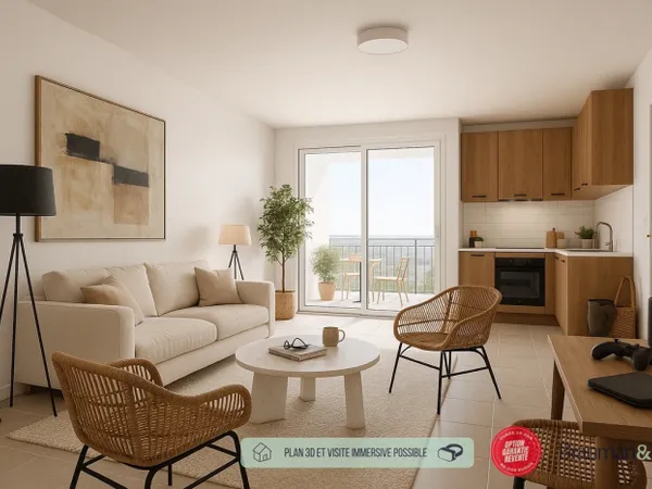 3 PIÈCES de 63m² + EXT(s) de 12m² + PKG(s) 