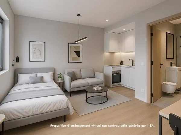 Appartement 1 pièce 31 m² 