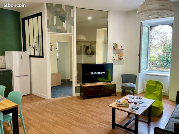 Logement 2 chambres parking 