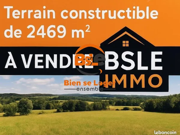 Terrain 2469 m² Massiac 