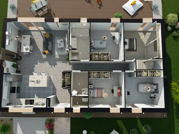Maison 5 pièces 104 m² 