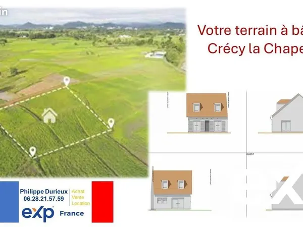 Terrain 565 m² Crécy-la-Chapelle 