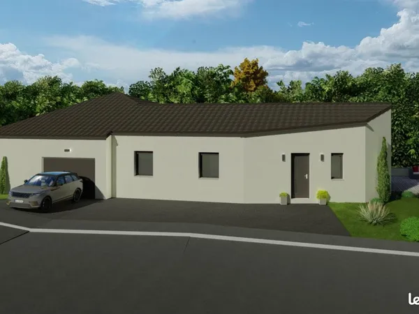 Maison à Louer - Plain-Pied, 3 ch , 105 m² à Malleloy 